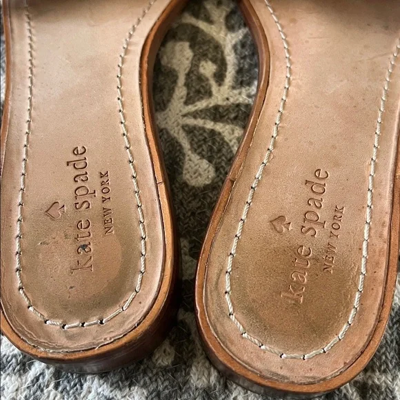 Kate spade gold ruffled chain sandals - Picture 4 of 7